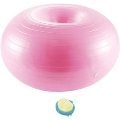 BESPORTBLE Mini Donuts Balance Training Pilates Yoga Swiss Fitness Ball Exercise Ball Yoga Assist Ball Gymnastics Ball Pilates Ball Sportswear Pink