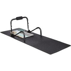 Relaxdays 48 Floor Protection Mats 60 x 60 cm, 18 m², Underlay Mat Fitness Equipment, Thickness 1 cm, Expandable, Noise and Step Protection, Black