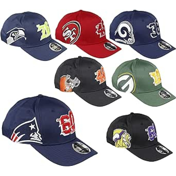 New Era NFL Cap 9fifty, regulējams Snapback sānu līnijas amerikāņu futbols — 2019 2020