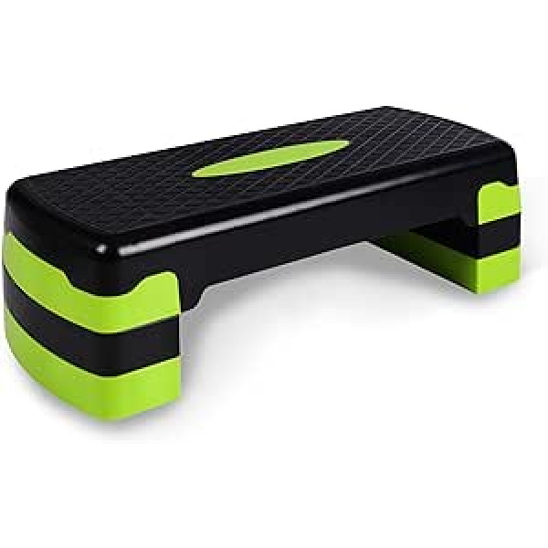 Ultrasport Aerobic Stepboard, Dažādas krāsas, Stepbords, Treniņu aprīkojums, Treniņu dēlis, Daudzfunkcionāls fitnesa aprīkojums, Fitnesa dēlis, Solis, Regulējams augstums, Mājas Steperis