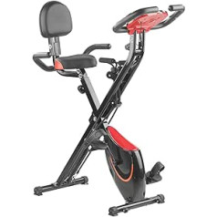 PEARL Sports Crosstrainer: 2in1-Klapp-Heimtrainer, 2 Expander, Tablet-Halter, 2,5 kg Schwungmasse (Trainer, Ergometer klappbar, Geschenk Herren)