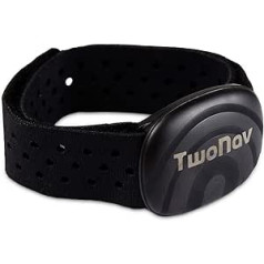 TwoNav Unisex Adult Heart Rate Monitor Arm Black Middle