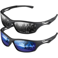 Duduma Unisex Polarised Cycling / Driving Glasses, Sports Sunglasses with UV400 Protection, for Running, Cycling, Fishing, Golf, TR90