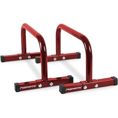 MSports Low Fitness Parallettes mini bārs Professional G x P x A: 60 x 35 x 29 cm push-up stieņi