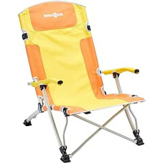 BRUNNER kempinga priekšmetu pludmales krēsls BULA XL (oranžs/dzeltens)