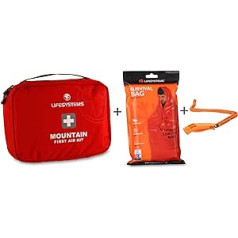 Lifesystems Mountain First Aid Kit with Safety Whistle and Survival Bag