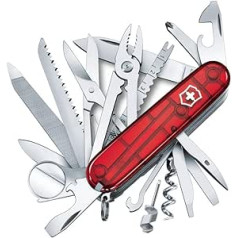 Victorinox Swiss Champ kabatas nazis (33 funkcijas: metāla vīle, mini skrūvgriezis) sarkans