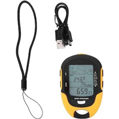 Akozon SUNROAD GPS Navigation, Portable Rechargeable USB Multifunction Receiver System, Electronic Abbreviations, Digital Altimeter Barometer