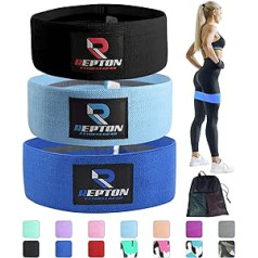 3 Sets Resistance Bands | Glutes, Hip and Leg Exercise Band | Ideal for Home Gym, Yoga, Pilates & Workout | Women and Men | Non-Slip Booty Band | Physio-Resistant Loop