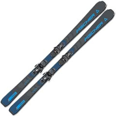 Fischer RC Trend SLR Ski Alpine Ski Carving Slēpes On-Piste Rocker 150 cm Ietver stiprinājumus RS9 SLR Z2.5-9 All Mountain Ski piemērotas iesācējiem līdz pieredzējušiem slēpotājiem