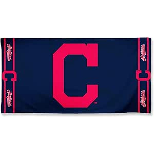 Wincraft MLB Cleveland Indians beisbola dvielis pludmales dvielis pludmales dvielis 150x75cm