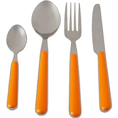 BRUNNER Delice Camping-Besteck-Set, 16-teilig, Orange