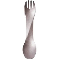 humangear Unisex - Adult Gobites Uno Flatware, Titanium, One Size, One Size