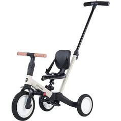 moovkee. Children's Balance Bike from 1 Year 6-in-1 - Tricycle with Push Bar - Walking Bike from 1 Year - Baby Bicycle - Baby Tricycle with Push Bar - Tricycles - Children's Tricycle with Push Bar