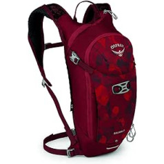 Osprey Salida 8 Bike Hydration mugursoma ar hidraulisko rezervuāru, Claret Red