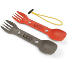 ECO Utility Spork iepakojums ar 2 čilli un šīfera