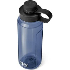 YETI Yonder Water Bottle with Yonder Holding Cap, 1 Litre, Navy