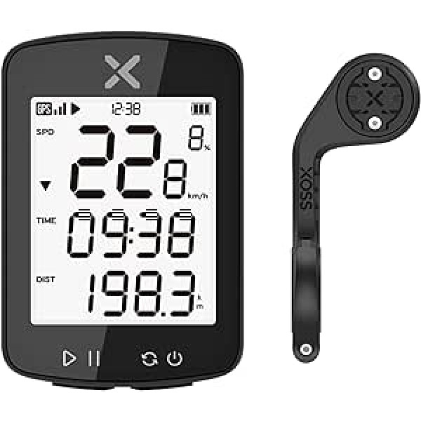 XOSS G Gen2 velosipēdu dators GPS velosipēdu dators bezvadu IPX7 sinhronizējiet Strava HD Bluetooth 5.0 velosipēdam