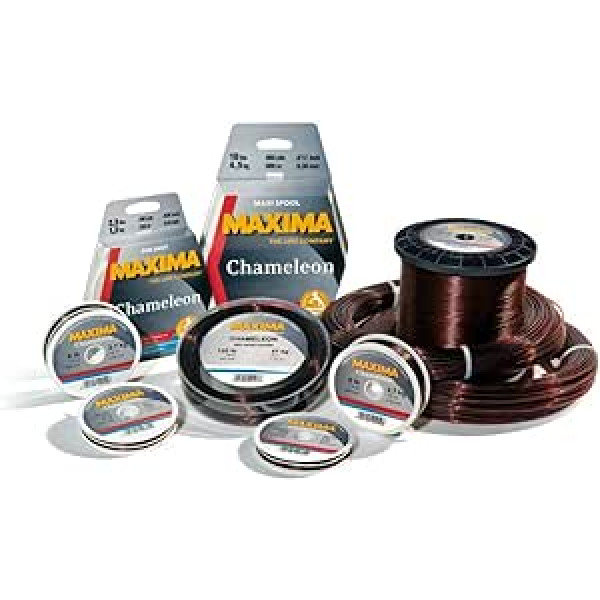 Maxima 50M 15LB 6PK Chameleon Schnur, 50 m, 6,8 kg, 6 Stück, braun