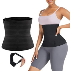 BLUWTE Waist Trainer for Women, Waist Trimmer Bandage Wrap Waist Trainer Adjustment Lower Stomach Wrap Waist Trimmer Belt for Me