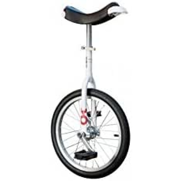 QU-AX 19009 Onlyone Unicycle for Children and Beginners 18 Inches White/Black
