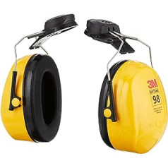 3M Peltor H9P3E Optime 98 Helm aufsteckbarer Ohrenschützer, Gehörschutz, Gehörschutz, NRR 20 dB, gelb, mittel