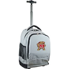 Denco Expedition Wheeled mugursoma NCAA Maryland Terrapins Rucksack mit Rollen, 48,3 cm, Grau