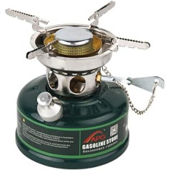 APG Camping Petrol Stove Oil Stove Burner with Silencer Outdoor Cookware