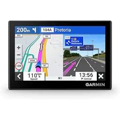 Garmin Drive 53 MT EU — navigācijas ierīce ar 5 collu (12,7 cm) krāsu displeju, iepriekš instalētām Eiropas kartēm (46 valstis), satiksmi, izmantojot RDS un viedtālruņa saites lietotni, autovadītāja palīdzība, TripAdvisor