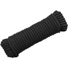 Climbing Rope 2 Pieces 10 / 20 m 8 mm Outdoor Sports Climbing Rope Strong Woven Polypropylene Braided Poly Rope Cord Yacht Sail Support 250 kg Garden (Colour: A, Length(m): 20 m)