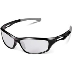 akinių nuo saulės restauratorius Sportiniai akiniai vyrams ir moterims, savaiminio atspalvio, skaidrūs arba poliarizuoti lęšiai, vidutinis dydis – didelis