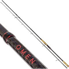 Quantum Premium Spinning Rod Omen makšķere ar 24 tonnām High Modulus Carbon Blank Predator Fishing Spinning Fishing Black 9ft