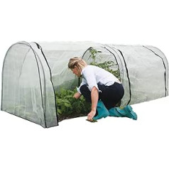 Haxnicks Grower Frame Micromesh Cover | (Rahmen separat erhältlich) | Mini Gewächshaus Micromesh Abdeckung, feines Netz, skaidrus - 300 x 100 x 100 cm, FTUN010103