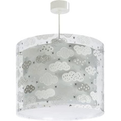 Dalber kinderlampe Pendelleuchte Hängelampe Debesys Wolken Grau kinderzimmerlampe, 33 x 33 x 25 cm