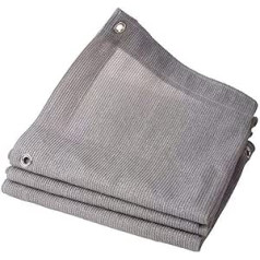 Shade Netting 2x3m Grey Shade Fabric Sealed Edge with Eyelets Garden Sun Shade Car Sunshade Cover for Outdoor Pergola Patio Garden Deck