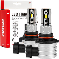 LED automobilių lemputės h-mini hb3 9005 amio-03334