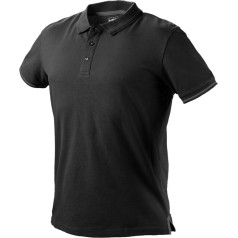 NEO DENIM polo shirt, black, size M