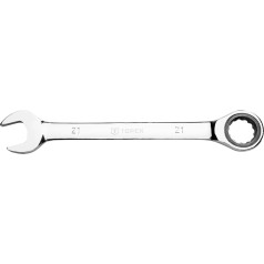 Topex Combination wrench with ratchet, 21 mm