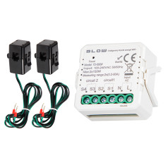 72-095# Intelligent energy meter two-way two-channel wifi tuya