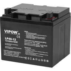 VIPOW gel battery 12V 40Ah