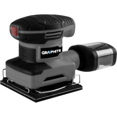 Graphite 240W orbital sander, base 110 x 100 mm