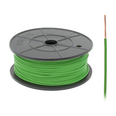 73-007# FRY-A 0,22 zaļš kabelis