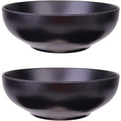 HEMOTON japāņu ramen bļoda keramikas ramen bļoda, 2 salātu bļodu komplekts, servēšanas bļodas, servēšanas bļodas, virtuves restorāns (19 cm)