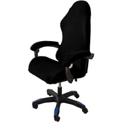 LIFEDX Velvet plīša spēļu krēslu pārvalki, spēļu krēsla pārvalks, 4 komplekts, biroja krēsla grozāmais krēsla pārvalks ar roku balstiem/krēsla atzveltnes pārvalks, elastīgi krēslu pārvalki datorspēļu krēslam, biroja krēsls