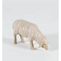 MaMeMi Heimat Nativity Scene Sheep Eating Size 20 cm