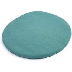 8-Natur® apaļais krēsla spilvens filcs tirkīza zils Izgatavots no 100% tīra merino filca - spilvena sēdekļa spilvens ar apm. 35 cm diametrs krēsliem, soliem un spilvenam