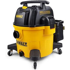 DEWALT EUDXV34P 34L mitrais/sausais putekļsūcējs, polietilēna, dzeltens, 1200 W, 34 litri