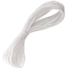 4mm Picture Hanging String 10M White Strong Nylon Cord Heavy Duty Braided Rope for Mirror Photo Frame Holds up to 50kg