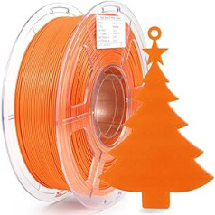 IEMAI kaitinimo siūlas PLA+ 1,75 mm, oranžinis, 1 kg, PLA siūlas, skirtas didelės spartos spausdinimui, didelės spartos PLA 3D spausdintuvo siūlas, siūlas 1,75 PLA, matmenų tikslumas +/- 0,02 mm, PLA oranžinė