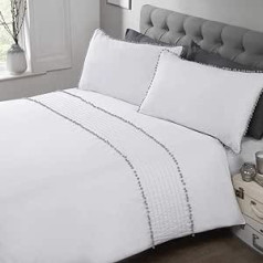 Rapport Bettwäsche-Set, Polycotton, Silber, Einzelbett